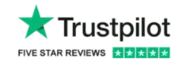 Trustpilot logo featuring a green star and five stars rating, symbolizing customer satisfaction and reliability for USA Garage Door Repair Naples.